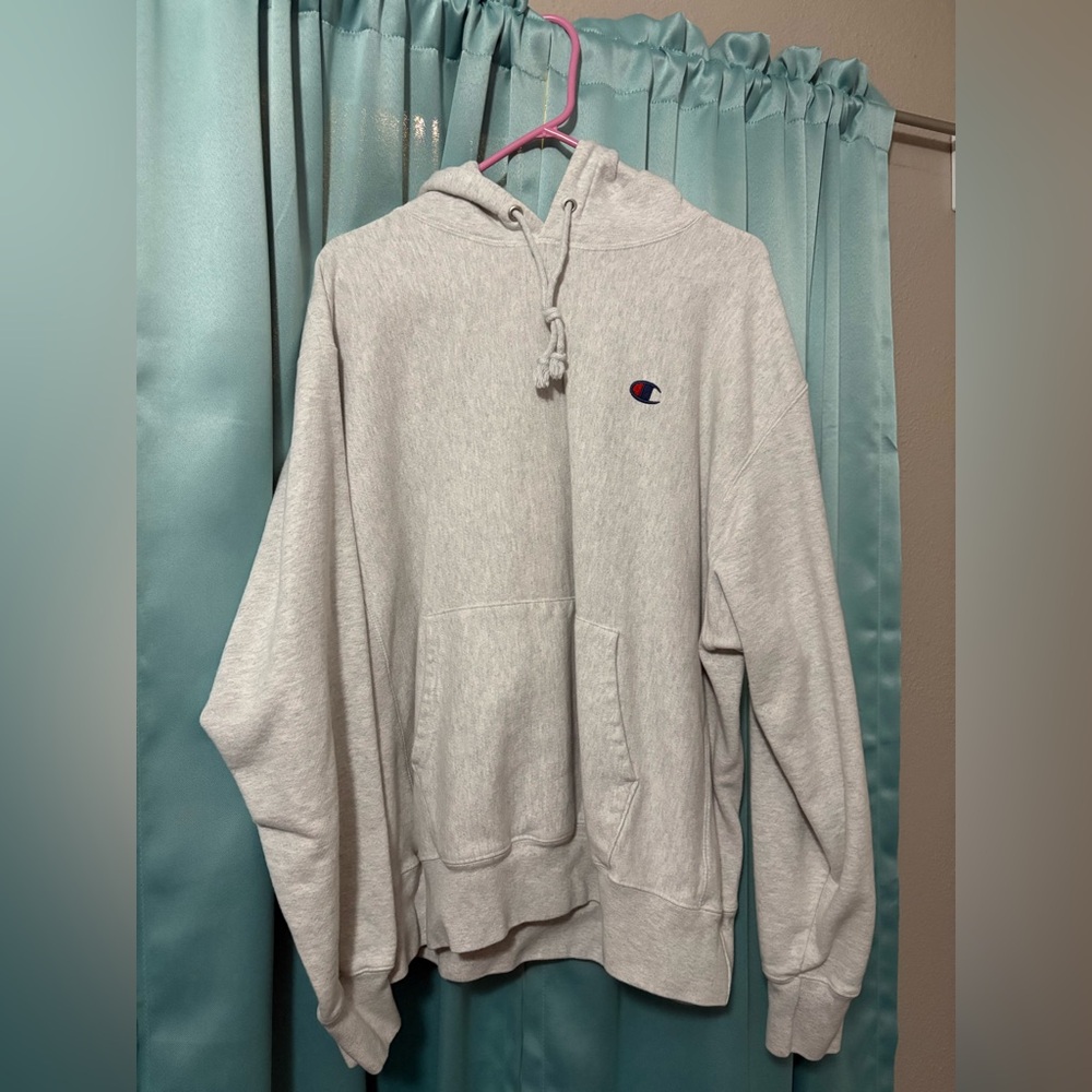 Champion Heather Gray Reverse Weave Hoodie